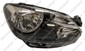 PRASCO VG2014833 - OPTICA DCH.H4 ELECT.-C/MOTOR-NEGRA-